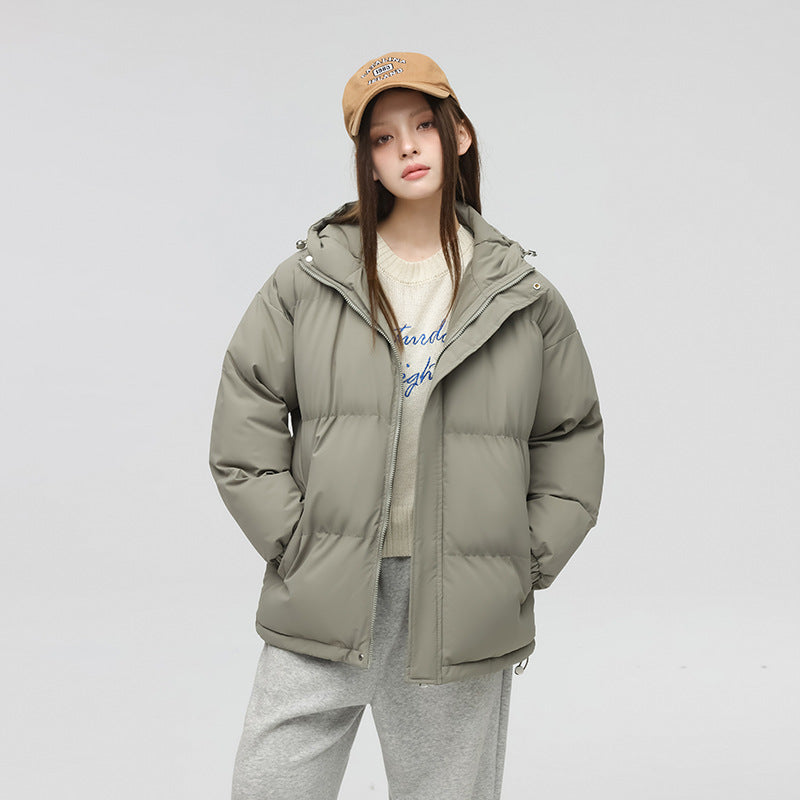 Winterjacke Damen mit Kapuze und Gepolstertem Design