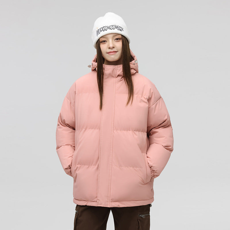 Winterjacke Damen mit Kapuze und Gepolstertem Design